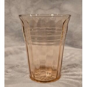 Vintage Hazel Atlas New‎ Century Pink Depression Tumbler